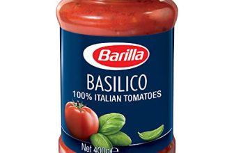 Barilla Basilico Pasta And Pizza Sauce, 400G, Italy, Non – Gmo Project Verified, Vegan, Gluten Free, No Added Colour Or Presevatives