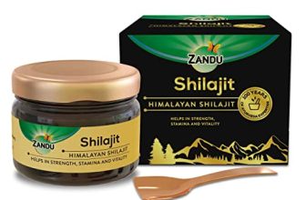 Zandu Pure Himalayan Shilajit Resin, 20G (Pack Of 1) | Natural & Ayurvedic| Helps Enhance Strength & Stamina | Maintains Overall Holistic Wellness