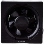Havells Ventil Air Dx 150Mm Exhaust Fan | Strong Air Suction, Rust Proof Body And Dust Protection Shutters |Suitable For Bathroom, Kitchen, And Office| Warranty: 2 Years | (Pack Of 1, Black)