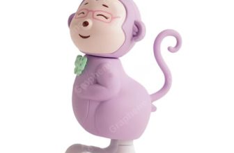 Graphene Wind Up Monkey Toy With Key Winding And Moving Toy For Jumping Animal Toys For Kids Infant Toddler Boy Girl Moving Clockwork Monkey For Kids Key Operated Monkey Multicolor (Pack Of 1)