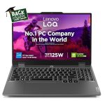 Lenovo [Smartchoice] Loq 12Th Gen Intel Core I5-12450Hx /39.6Cm/ 144Hz 300Nits Fhd Gaming Laptop (16Gb/512Gb Ssd/Win 11/ Rtx 3050 6Gb Graphics/100% Srgb/Mso 21/3 Mon Game Pass/Grey/2.4Kg), 83Gs003Uin
