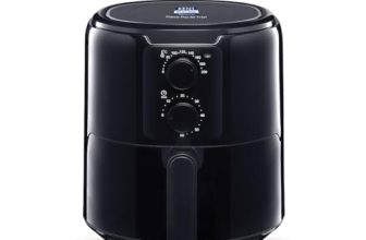 Kent Classic Plus Air Fryer | 1300W Power & 4.2L Capacity | Vapour Steam For Crisp Frying, Grill, Roast, Steam & Bake | Auto Cut-Off | 80% Less Oil | High Temperature & Uniform Heating | Black