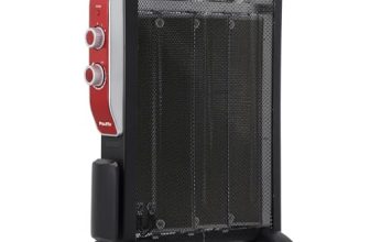 Havells Room Heater 2000W Pacifio Mica| Micathermic Technology For Rapid & Instant Heating | Silent Operation, Comfortable Breathing & Anti Dryness| 2 Heat Setting | 2 Year Warranty| Black & Rose Gold