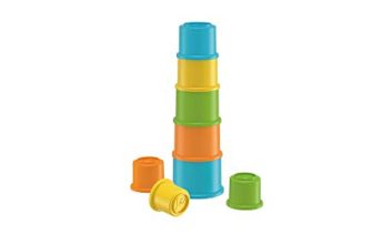 Fisher-Price Plastic Stacking Cups ( Multicolor )