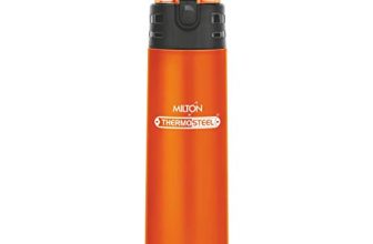 Milton Atlantis 400 Thermosteel Hot And Cold Water Bottle, 350 Ml, Orange