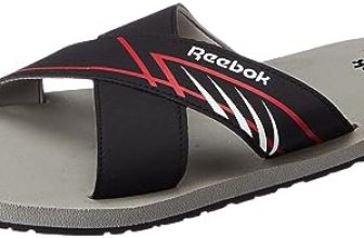 Reebok Mens Zane Slide Black/White/Vector Red/Flat Grey Sneaker – 6 Uk (Gb9745)