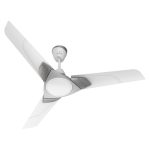 Polycab Aereo Plus Star Rated, 1200Mm Ceiling Fan For Home | 100% Copper, High Speed & Air Delivery | Saves Up To 33% Electricity, Rust-Proof Blades, 52 Watt | 3 Years Warranty【Cool Grey Silver】
