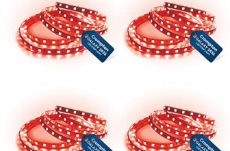 Crompton 5 Meter Strip Light Red 300 Leds (Pack Of 4) (Without Driver)
