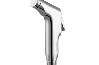 Homeworks High Abs Plastic Jet Spray Health Faucet Head For Toilet And Bathroom – Chrome Finish (Pack Of 1)