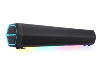 Blaupunkt Newly Launched Sba20 Pro 25W Bluetooth Soundbar With 2000Mah Battery I Rgb Lights I Honeycomb Design I Aux, Bluetooth, Usb & Tws I Bt Speaker For Tv, Mobile, Pc, Laptops
