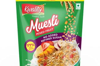Kwality Muesli Mixed Fruit Super Saver Pack 700G | Zero Cholesterol And Trans Fat | No Added Refined Sugar | Healthy Food & Breakfast Cereal