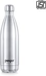 Pexpo 24 Hrs Hot And Cold Isi Certified , Electro Vacuum Insulated Water Bottle 1000 Ml Flask(Pack Of 1, Silver, Steel)