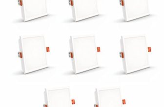 Crompton Star Lord 3In1 | Recessed Downlighter | 10W | Square | 3In1 Mood Lighting | Multi-Colour | Pack Of 8 | False Ceiling Mounted | Bis Safe Wire