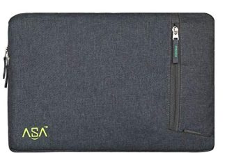 Asa Global Solution Fabric 16 Inches For Gaming Laptop Sleeve With Shock And Water Resistance, Design, Main Utility Pocket