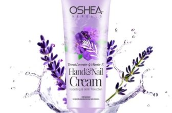 Oshea Herbals French Lavender Hand & Nail Cream For Men & Women | Super Hydrating & Moisturizing With Germ Protection | Enriched With Shea Butter, Vitamin E & Neem Extract – 30 Ml