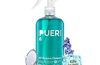 Puer All Purpose Cleaner, 500Ml| Lavender Lush | Cleaning Spray For Bathroom, Kitchen, Glass, Gadgets And All Solid Surfaces| Eco-Friendly & Non-Toxic| Child & Pet Safe