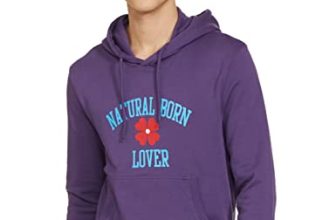 Levi’S Men’S Cotton Neck Hooded Regular Fit Sweatshirt (17096-0092_Loganberry Purple_Small)