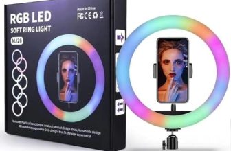 Dyazo 10 Inch Led Rbg Ring Light Without Tripod 18 Colours Modes Dimmable Suitable For Smart Phones & Dslr, Insta, Live Stream, Youtube, Makeup