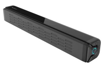 Zebronics 42 Watts Bluetooth Soundbar, 12 Hours Playback, Powerful Dual Drivers, Led Indicator, Built-In Rechargeable Battery, Type C Charging, Btv5.0, Msd, Aux (Juke Bar 1610, Glossy Black)