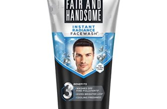 Fair And Handsome Instant Radiance Face Wash | Pro-Peptide | Instant Radiance| Washes Of Fine Pollutants | Cooling Freshness | 150G