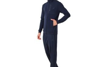 Vector X Ots-318 Men’S Solid Winter Sports Gym Track Suit Zipper Set