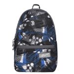 F Gear Ferris Geometric Blue Black 7L Mini Backpack/Trendy Stylish Bag/Casual Day Backpack/Office Bag/Travel Bag/School Bag/College Bag/Versatile Bag For Men & Women |For Girl & Boy Unisex