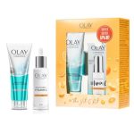 Olay Vitamin C Kit For 2X Glow | Vitamin C Serum With Free Cleanser L Even Glow And Smooth Texture | With Niacinamide L Normal, Oily, Dry & Combination Skin L Parabens & Sulphate Free | Pack Of 2
