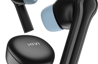 Mivi Duopods D4 Tws,Rich Bass,50H Playtime,Ai Enc,Low Latency,13Mm,5.3 Bt Bluetooth(Black, True Wireless)