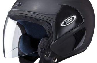Studds Cub Sus_Cofh_Mblkl Open Face Helmet (Matt Black, L)