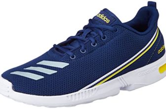 Adidas Men’S Synthetic & Textile Wide Walk M Walking Shoes, 8 Uk, Blue (Set Of 1 Pair)