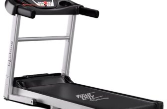 Lifelong Fitpro (4 Hp Peak) Manual Incline Motorized Treadmill For Home Foldable With 12 Preset Workouts, Max Speed 12Km/Hr. Bluetooth Speaker|Max. User Weight 110Kg (Lltm09Ad)