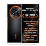 Realme Narzo 80 Pro 5G (Nitro Orange,12Gb+256Gb) | Segment’S 1St Mediatek Dimensity 7400 Chipset | 6000Mah Titan Battery + 80W Ultra Charge | 4500Nits Hyperglow Esports Display | Ip69 Waterproof