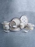 Wonderchef Venice Dinner Set – Blue, Set Of 31 (Melamine)