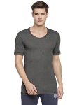 Macroman M-Series Warmax Half Sleeves U/Neck For Men|Polyester|Pack Of: 1 Black