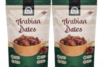 Wonderland Foods (Device) 1Kg (500G X 2) Premium Arabian Dates | Soft And Chewy Texture Khajur, Khajoor, No Preservatives, No Added Sugar, Rich In Iron, Fibre & Vitamins, Fresh