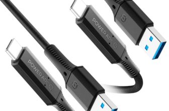 Spigen Usb-A To Usb-C (2 Pack) Cable 60W / 5Gbps[Quick Charging] Compatible With Smartphones, Tablets, Laptops And Other Devices With Usb-C – 1M, Black