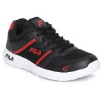 Fila Mens Blk/Rd Running Shoes 11010705 7, Multi – 7 Uk