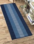 Status Contract Abstract Runner (Blue, Nylon, 22 Inch X 55 Inch)