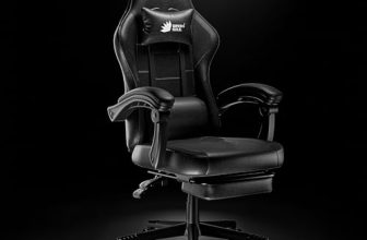 Green Soul Blade Ergonomic Gaming Chair | Multi-Functional Computer Chair | Integrated Massager | Ergosync Armrest | Retractable Footrest | 1 Year Warranty (Black)