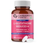 Carbamide Forte Japanese Reduced L Glutathione Tablets 500Mg With Vitamin E | Glutathione With Hyaluronic Acid, Vitamin E, Lycopene & Biotin โ 30 Veg Tablets Each