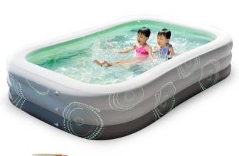 Lifelong 10Ft Inflatable Family Swimming Pool-Heavy-Duty Pvc, Quick Inflation, Leak-Proof Design, Spacious For Kids, Adults & Pets, Outdoor Backyard Summer Fun