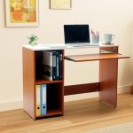 Green Soul Murray Engineered Wood Study Table (Natural Teak) | Computer Desk, Office Table For Students, Adults, Professionals | 1 Drawer & 2 Shelves |3 Years Warranty| Installation Provided