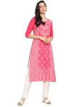 Ketch Women’S Polyester Straight Dress Shirt (Khku000086_Pink_Xl)