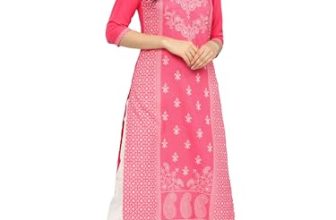 Ketch Women’S Polyester Straight Dress Shirt (Khku000086_Pink_Xl)