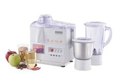 Usha 3345 450-Watt Juicer Mixer Grinder With 2 Jars (White)