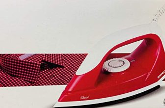Havells Glace 750 Watt Dry Iron (Ruby & White), 750 Watts, Abs