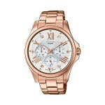 Casio Sheen Analog Mother Of Pearl Dial Women’S Watch – She-3806Pg-7Audr (Sh192)