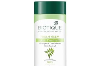 Biotique Fresh Neem Anti Dandruff Shampoo And Conditioner | Controls Dandruff | Eliminates Dryness, Flaking, And Itching | Hair Looks Fresh And Lustrous |Suitable For All Skin Types | 20Ml