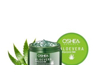 Oshea Herbals Aloe Vera Gel For All Skin & Hair Types | Reduce Age Spots, Nourishes & Hydrates Skin | Enriched With Aloevera & Green Tea Extract | Multipurpose Gel 100 Ml