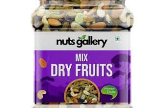 Nuts Gallery Premium 100% Natural Premium Mix Dry Fruits 500 Gm With Almonds | Cashew | Kishmish | Apricot | Black Raisins | Dried Kiwi | Nuts And Dry Fruits